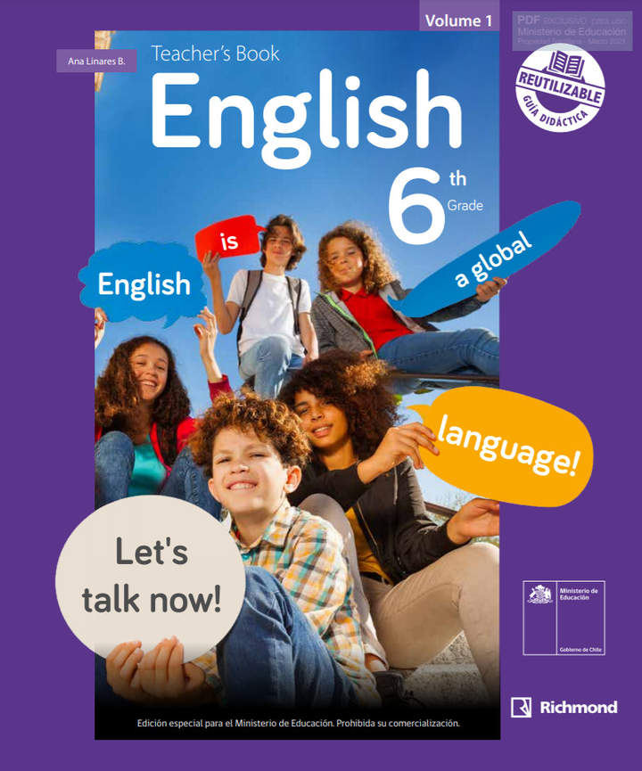 Solucionario Libro de Ingles 6 Basico